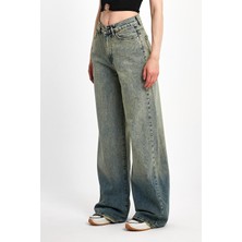 Moon Art Baggy Denim Pantolon 2