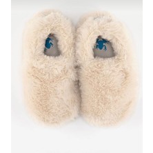 Hopfrög Furry Furry Kırık Beyaz Barefoot Patik