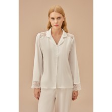 Suwen Pansy Lace Maskülen Pijama Takımı
