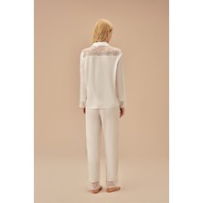 Suwen Pansy Lace Maskülen Pijama Takımı