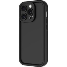 Alan Tech iPhone 15 Pro Max Uyumlu Alt Kılıf Kamera Korumalı Zore Ananas Kapak-Mürdüm