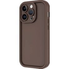 Alan Tech iPhone 14 Pro Max Uyumlu Alt Kılıf Kamera Korumalı Zore Ananas Kapak-Mürdüm
