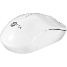 Lecoo WS206 Kablosuz 1200DPI 3 Tuşlu Optik Mouse Beyaz