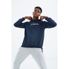 Air Jones Willy İndigo Standart Kalıp Erkek Sweatshirt - 88307