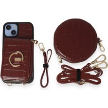 Joko Apple iPhone 14 Kılıf Ermes Kapak - Bordo 385107