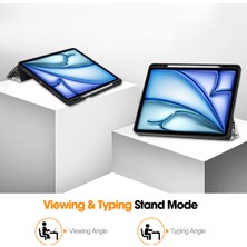 Shin-wo iPad Air 13 2024 Kalem Yuvalı Tablet Kılıfı (Yurt Dışından)