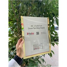 Yönline A4 Dikey Kapı ve Duvar Tipi Föylük Pano Kolay Değiştirilebilir 21 x 9 cm