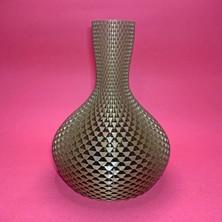NBShop Origami Dekor Vazo - Altın Kahve
