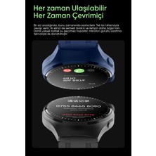 Tekno Trust Siyah Watch 4 Pro Çoklu Set 7 Kordonlu Android ve Ios Uyumlu Akıllı Saat  20