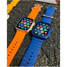 Tekno Trust 400-500 Mah Aplee Watch 8 Ultra Pro Max Uyumlu Nfc/siri/ Oyun Özellikli 49 mm T