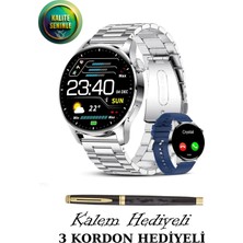 Tekno Trust Resmi Distribütör Garantili Watch Pro 4 Amoled Ekranlı Yuvarlak Akıllı Saat Ios ve Android Tüm Tele