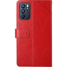 Mays Shop Oppo Oppo 6 5g Telefon Kılıfı Için Kılıf Kickstand Dayanıklı Deri Cüzdan Tpu (Yurt Dışından)