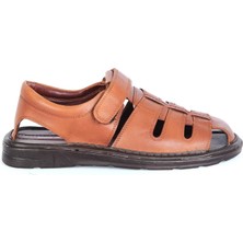 Moda Ayakkabı 659 Erkek Deri Sandalet