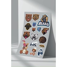 Stickermarket Ayı Bear Sticker Seti (4)