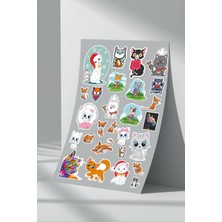 Stickermarket Kedi Sticker Seti (10)