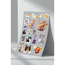 Stickermarket Kedi Sticker Seti (12)