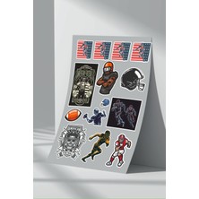 Stickermarket Amerikan Futbolu Sticker Seti (2)