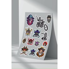 Stickermarket Korsan Kurukafa Sticker Seti (1)