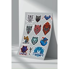 Stickermarket Kurt Wolf Sticker Seti (2)