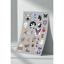 Stickermarket Kedi Sticker Seti (20)