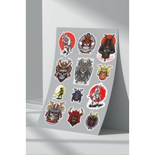 Stickermarket Samuray Sticker Seti (6)
