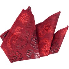 Cengiz Inler Çiçek Desen Mendilli Mikrofiber Erkek Kravat