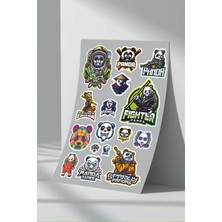 Stickermarket Panda  Sticker Sticker Seti (2)
