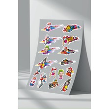 Stickermarket Joker Mario Sticker Seti