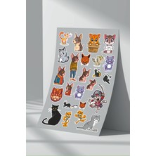 Stickermarket Kedi Sticker Seti (19)