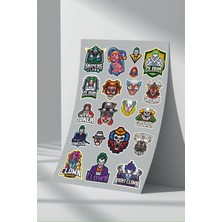 Stickermarket Palyaço Sticker Seti (4)
