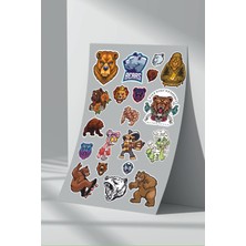 Stickermarket Ayı Bear Sticker Seti (2)