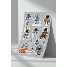 Stickermarket Astronot Uzay Sticker Seti (27)