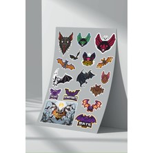 Stickermarket Yarasa Bat Sticker Seti (5)
