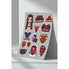 Stickermarket Devil Şeytan Sticker Seti (2)