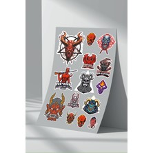 Stickermarket Devil Şeytan Sticker Seti (3)