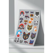 Stickermarket Kedi Sticker Seti (25)