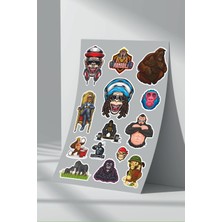 Stickermarket Goril Sticker Seti (1)