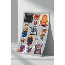 Stickermarket Kedi Sticker Seti (5)