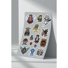 Stickermarket Korsan Kurukafa Sticker Seti (5)