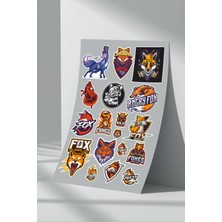 Stickermarket Tilki Fox Sticker Seti (3)