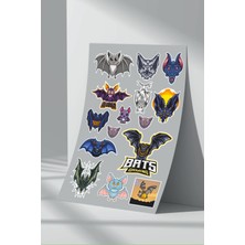 Stickermarket Yarasa Bat Sticker Seti (3)