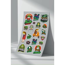 Stickermarket Frog Gaming Sticker Seti