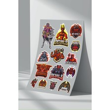 Stickermarket Devil Şeytan Sticker Seti (4)