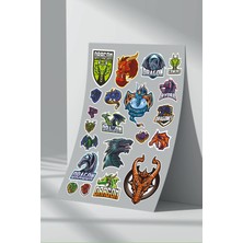Stickermarket Dragon Sticker Seti (7)