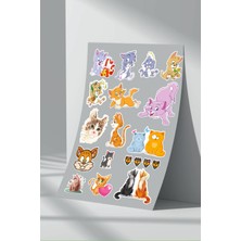 Stickermarket Kedi Sticker Seti (14)
