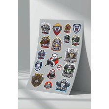 Stickermarket Panda  Sticker Sticker Seti (4)