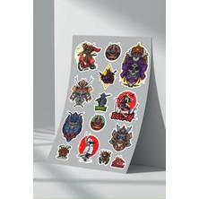Stickermarket Samuray Sticker Seti (4)