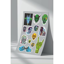 Stickermarket Zombi Sticker Seti (2)