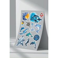 Stickermarket Yunus Balığı Sticker Seti