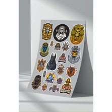 Stickermarket Antik Mısır Sticker Seti (5)